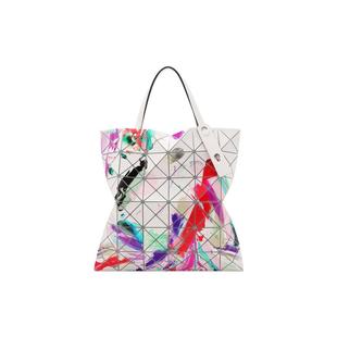 Issey Miyake三宅一生PALETTE系列人造革白色男女同款常规手提包