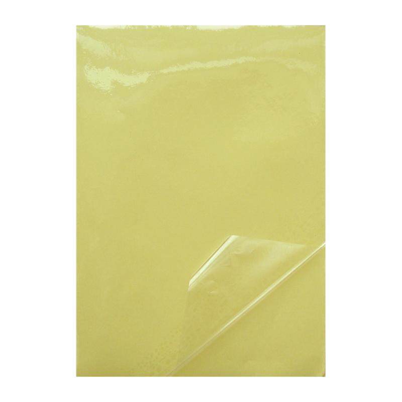 A4不干胶透明PET膜打印纸贴纸激光标签贴防水带背胶可自粘撕不烂