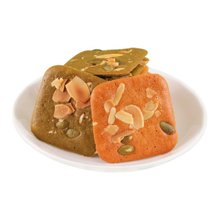 品味本铺坚果饼干酥脆抹茶曲奇香酥扁桃仁休闲零食小吃点心