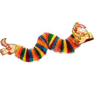 2026新款马年彩龙拉花挂饰新年灯笼挂件装饰客厅春节过年氛围布置