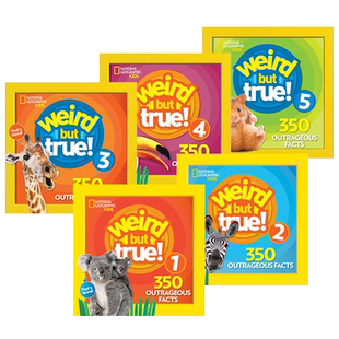 英文原版 美国国家地理儿童百科 世界真奇妙系列1-5册 National Geographic Kids Weird But True 妙趣科学真相真的好奇怪