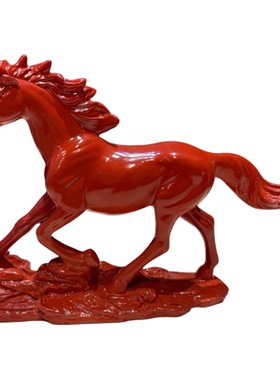 红砂马摆件水飞砂马到成功千里马
