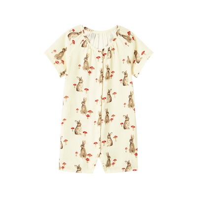 Milkbarn婴儿竹棉哈衣连体衣