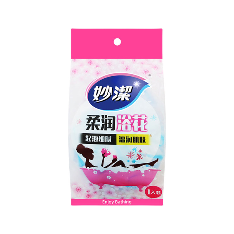 妙洁浴花吊绳款气泡丰富不易散