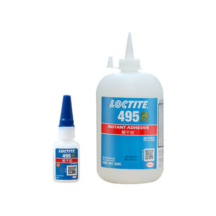 乐泰495 通用型瞬干胶低粘度 快干胶水 多孔塑料橡胶金属各种材料