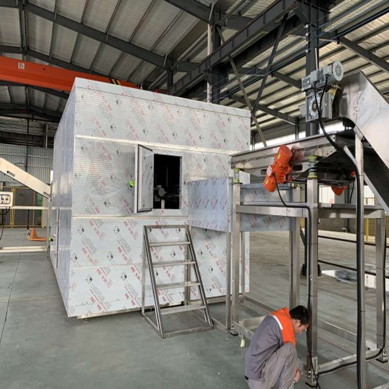 什锦菜流态化速冻机 预制菜快速冷冻设备 速冻食品加工流水线