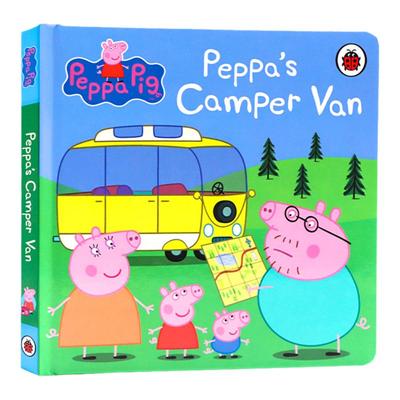 小猪佩奇的露营车英文原版绘本