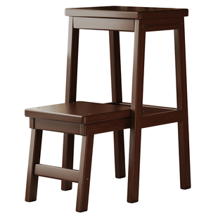 多功能梯凳家用客厅可折叠梯子凳两用厨房登高取物伸缩爬梯置物架