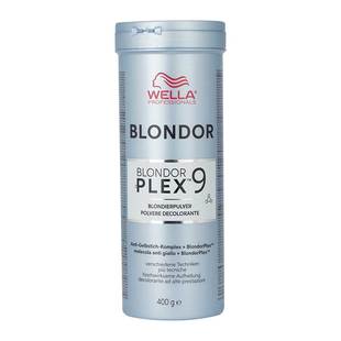 德国本土Wella威娜BlondorPlex 9度漂粉白金漂发剂双氧乳补发根