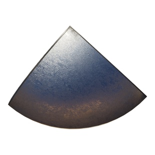 不锈钢三维角四分之一圆补角三角圆弧片空心圆球切割片1/8圆球片