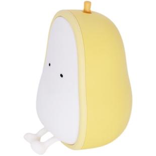 pear鸭梨灯宝宝卧室床头护眼小夜灯宿舍充电睡眠灯可爱硅胶暖光