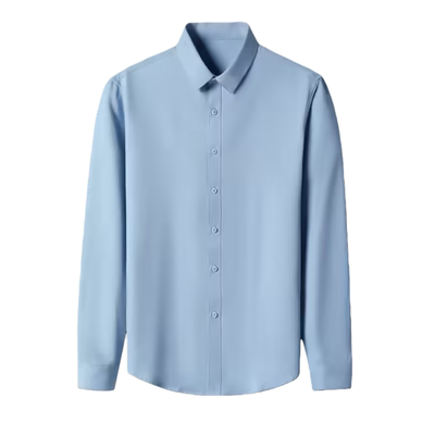 正品意大利男装春秋款长袖衬衫