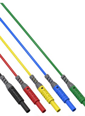 ETA高品质注塑4mm插头硅胶导线