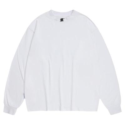 BJHG美式长袖T恤男纯色打底衫