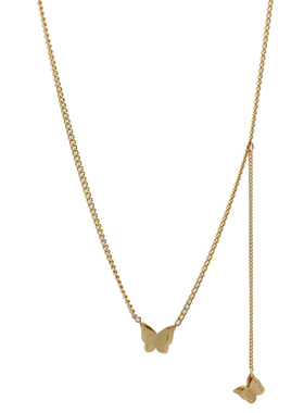 ZOXI好运蝴蝶项链轻奢小众不掉色