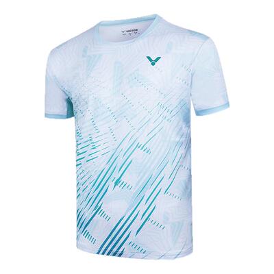 新威克多VICTOR胜利羽毛球服大赛针织训练T恤短袖运动男女T-50013