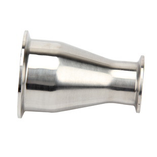 304不锈钢快装大小头卫生级卡箍变径管接头卡盘同心异径管76 51