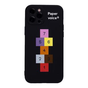Paper voice纯真游戏跳房子手机壳原创小众ins风独特粒子硅胶百搭适用于苹果Iphone12壳