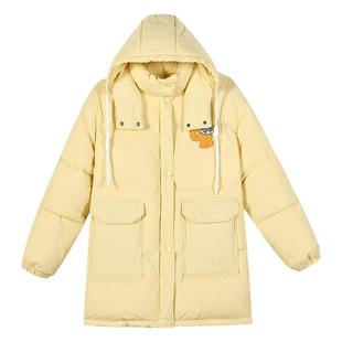 中学生羽绒服高中初中生2025冬装新款中长款少女大童90绒加厚外套