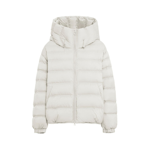 YAYA鸭鸭官方新国标90绒排骨羽绒服冬季新款连帽时尚厚款保暖外套