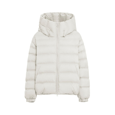 YAYA鸭鸭官方新国标90绒排骨羽绒服冬季新款连帽时尚厚款保暖外套