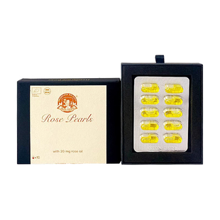 保加利亚AlbaGrups白玫瑰精油软胶囊原装进口服纯天然精华玫瑰丸