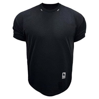 YUANQ反光镭射美式收袖口短袖运动爆袖健身训练休闲百搭透气T恤