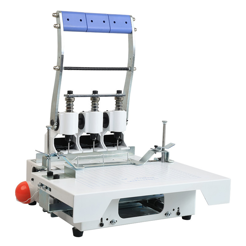 奇砚QY6130D 6115三孔打孔机线装机人事档案A4文书A3卷宗穿线一体