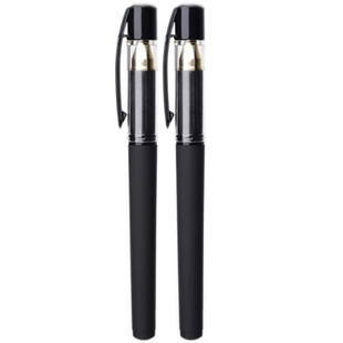 晨光1.0中性笔加粗笔杆大水笔签字笔0.7mm书法黑色硬笔字专用笔练字笔超粗大笔画老板签名1.0mm红色粗水笔芯