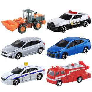 日本TOMY多美卡合金车模型警车跑车公交车汽车大楼轨道车兰博基尼