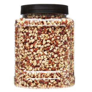 奶油味碧根果碎粒500g罐装生长寿果原味熟坚果碎雪顶奶茶店商用