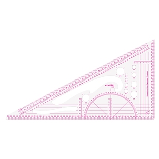 科灵比例尺服装打版多功能三角尺制版缩放尺1:3 1:4 1:5绘图尺