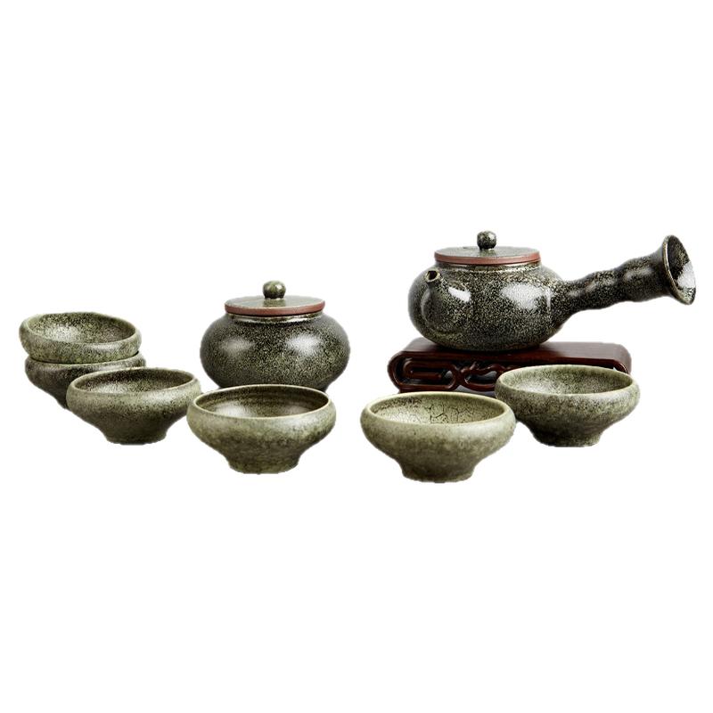 高淳陶瓷日式简约紫砂茶壶茶具套装家用中式复古泡茶壶功夫茶器杯