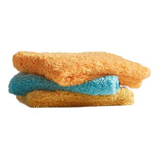 珊瑚绒抹布吸水不掉毛家用厨房洗碗布台面清洁毛巾擦桌子地板家具