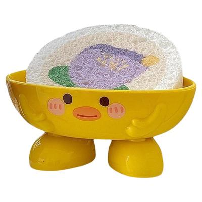 可爱卡通小黄鸭香皂盒