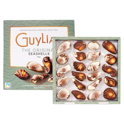 Guylian吉利莲比利时进口巧克力礼盒贝壳榛子夹心糖果零食礼物
