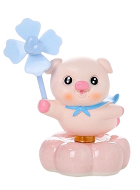 可爱卡通风车动物转转乐解压摆件