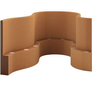 十八纸隔断置物架办公室移动屏风折叠挡板隔板餐厅围栏展览背景墙