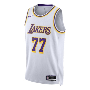Nike/耐克官方NBA男子洛杉矶湖人卢卡东契奇速干运动篮球服球衣