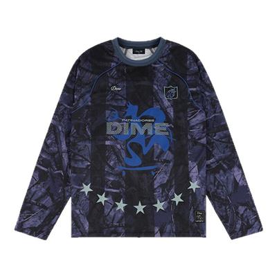 DimeMTL满印足球衣长袖T恤