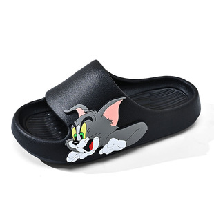 猫和老鼠男童拖鞋儿童新款防滑防臭卡通青少年男孩子家居室内软底