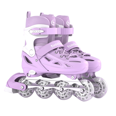 拓呈闪光轮滑鞋尺码可调
