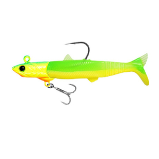 蓝旗鱼路亚霸道海鲈海钓大克重功能仿生假饵鱼形铅头钩软饵鱼身