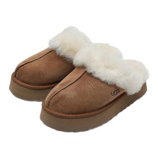 1h可退 韩国直邮UGG拖鞋女秋冬厚底经典居家包头毛毛保暖半拖1122
