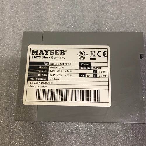 议价MAYSER安全继电器，SG-EFS104ZK2/1适用