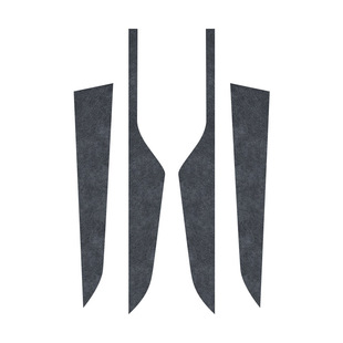 适用特斯拉Model YL车门面板装饰贴超薄防刮保护Alcantara翻毛皮