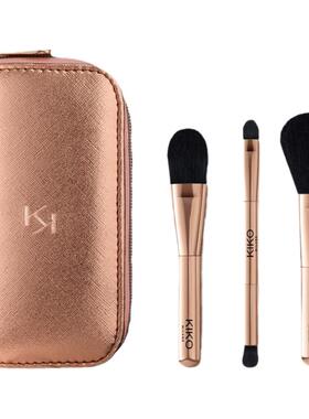 瑰金旅行套装刷化妆刷KIKO