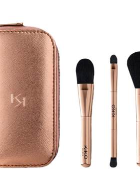 瑰金旅行套装刷化妆刷KIKO