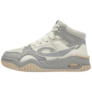 乔丹启承加绒板鞋女款高帮大棉鞋2025冬季新款保暖运动鞋休闲女鞋