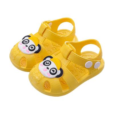 儿童学步鞋防滑软底包脚玩水鞋